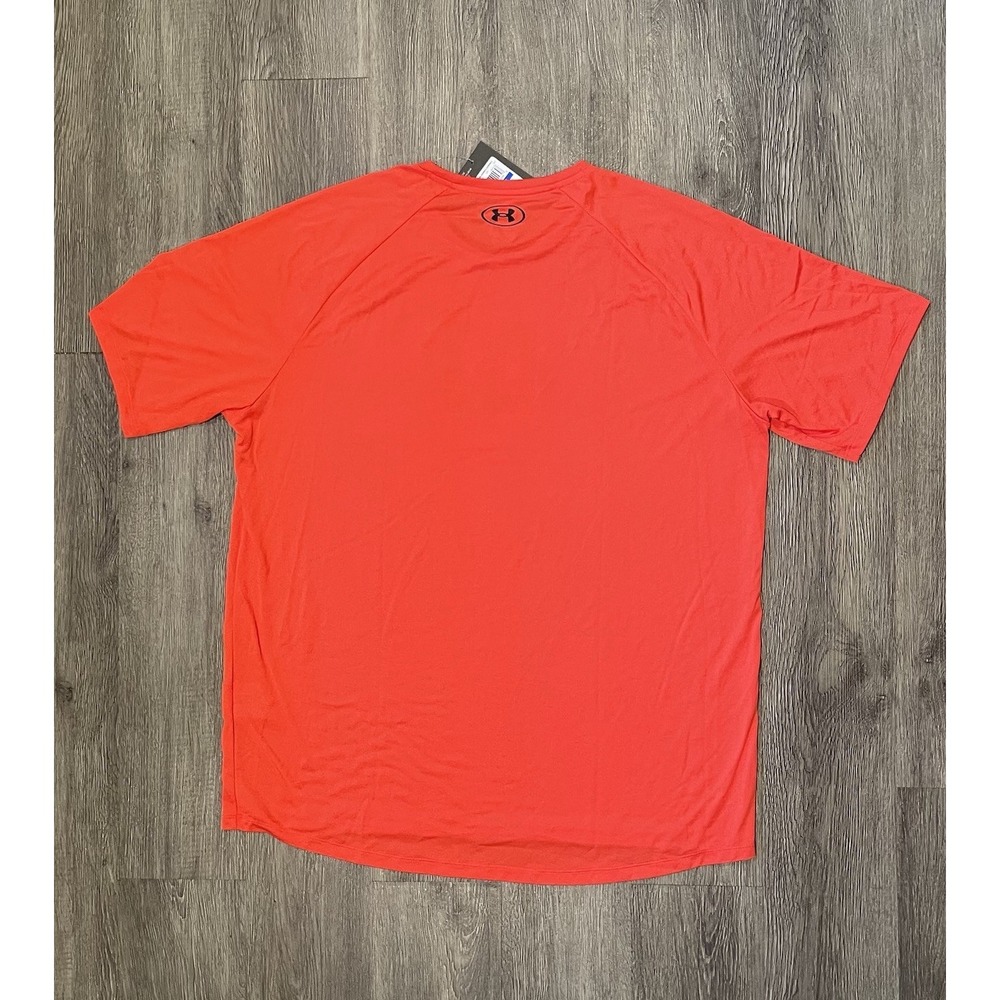 Under Armour Tech Print Fill Shirt Men's XL Short Sleeve Red Camo Active UA NEW - Picture 5 of 5